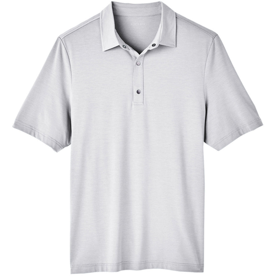 North End Men's JAQ Snap-Up Stretch Performance Polo