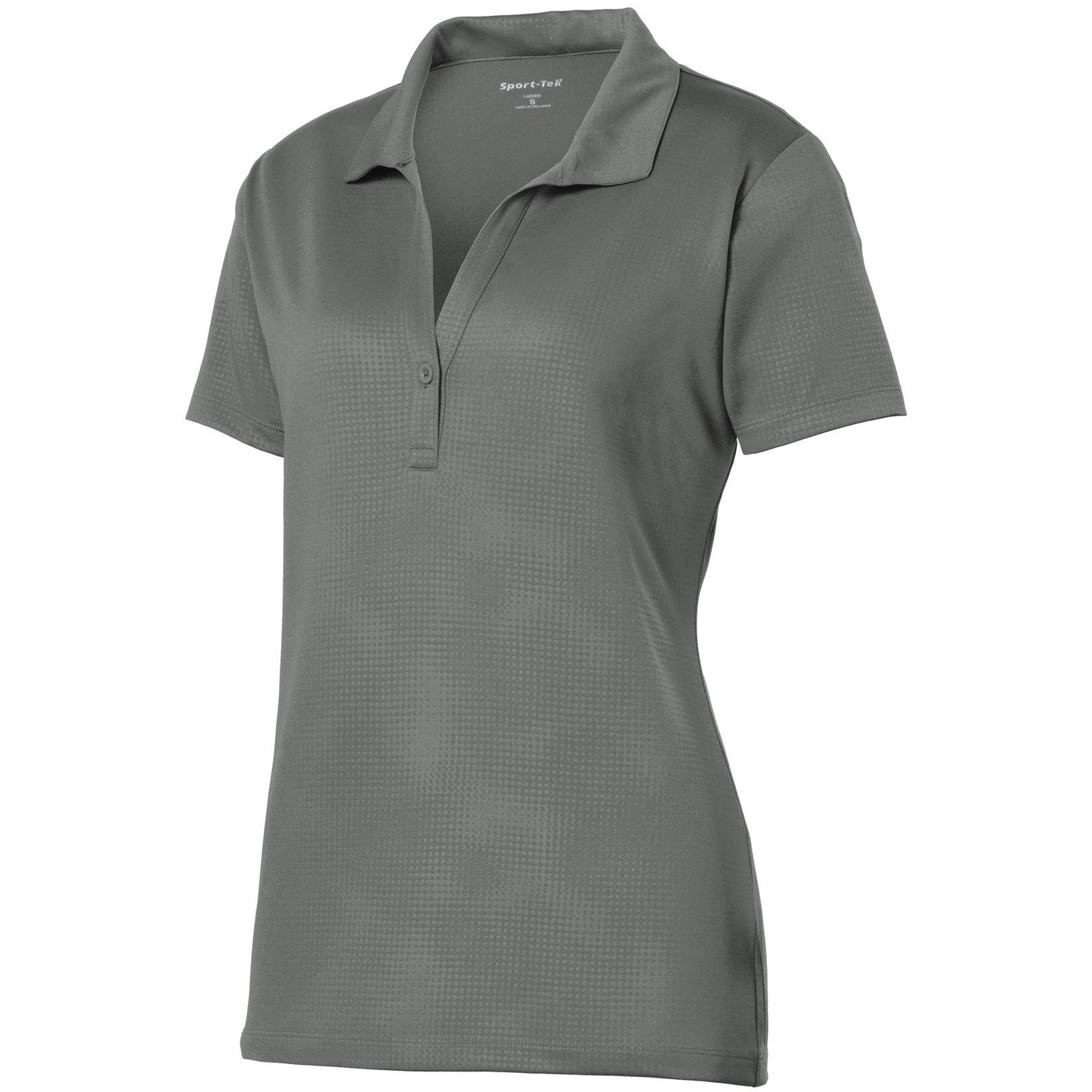 Sport-Tek Women's Embossed PosiCharge Tough Polo