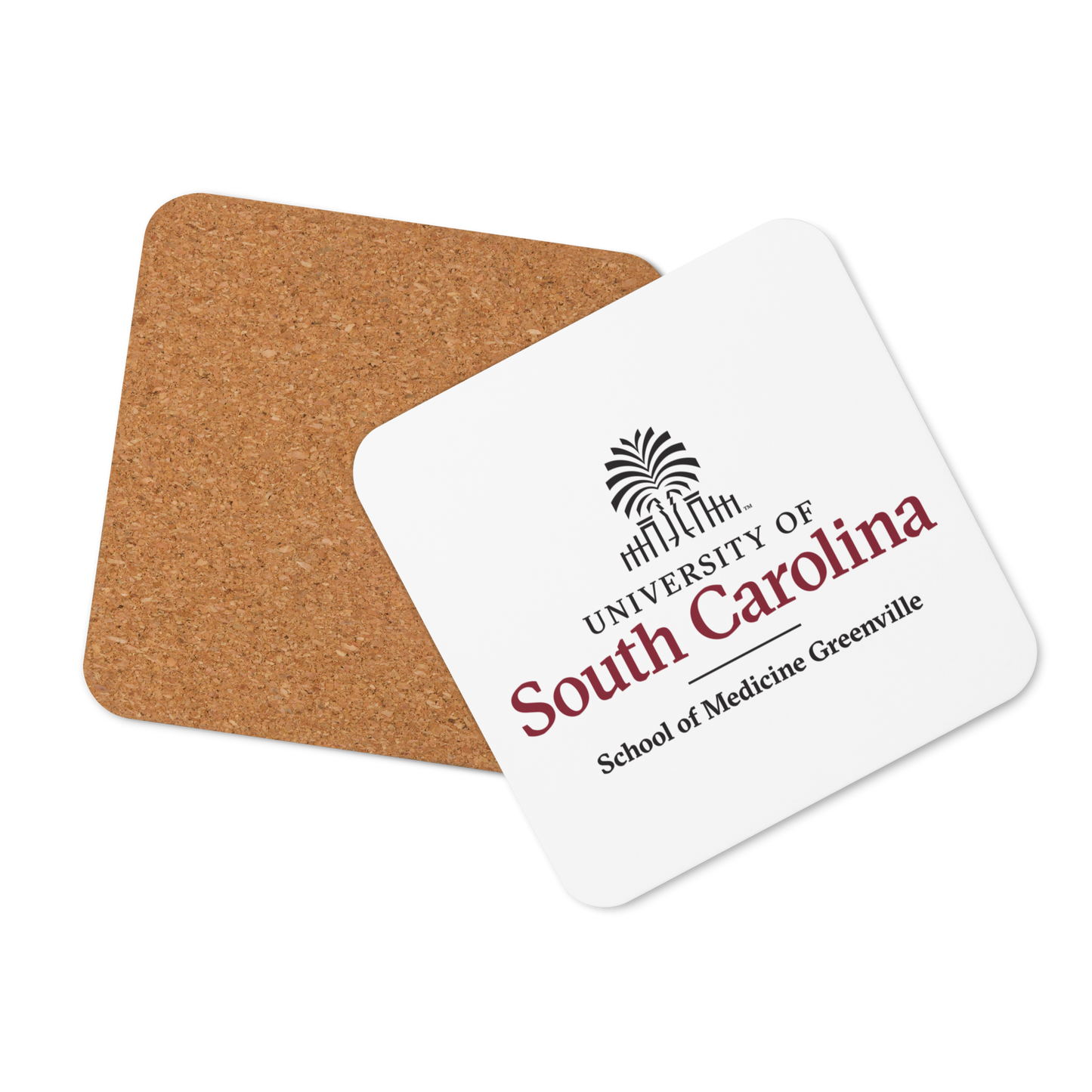 Cork-back coaster