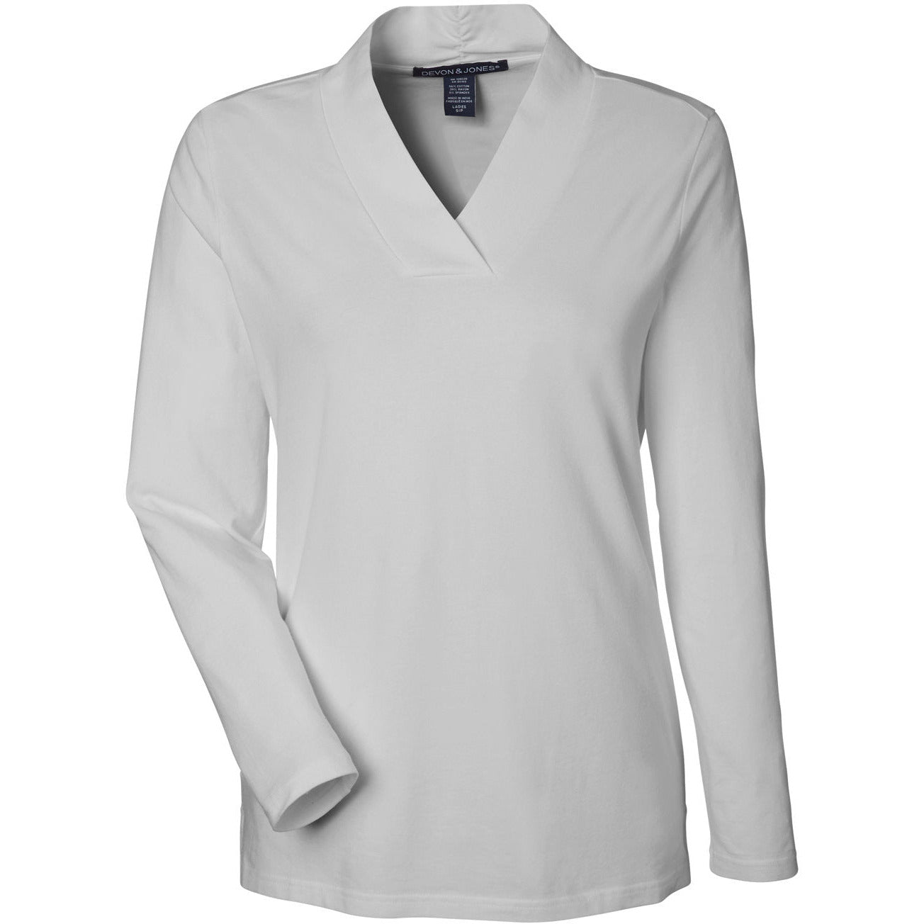 Devon & Jones Ladies' Raleigh Shawl Collar Knit Top