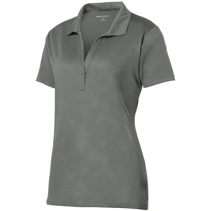 Sport-Tek Women's Embossed PosiCharge Tough Polo