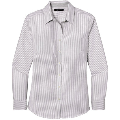 Port Authority Women's SuperPro Oxford Stripe Shirt