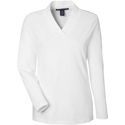 Devon & Jones Ladies' Raleigh Shawl Collar Knit Top