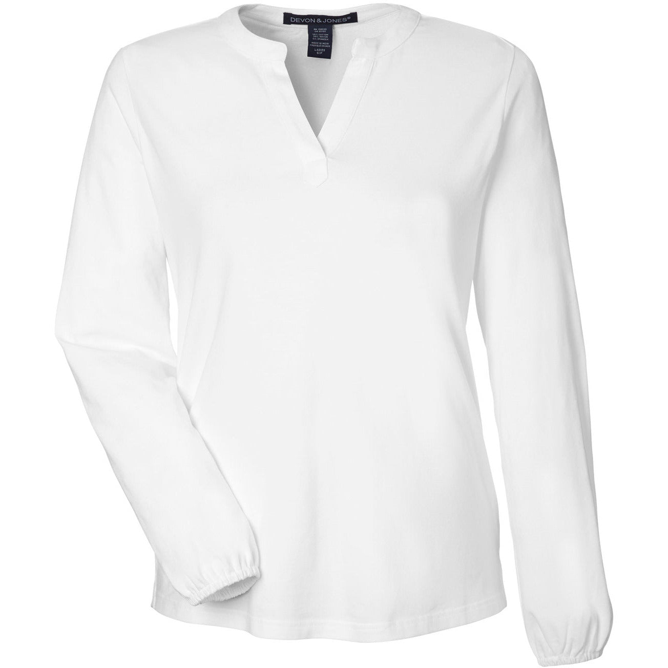 Devon & Jones Ladies' Raleigh Half-Placket Knit Top
