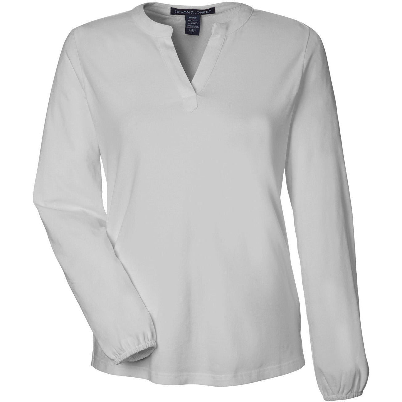 Devon & Jones Ladies' Raleigh Half-Placket Knit Top