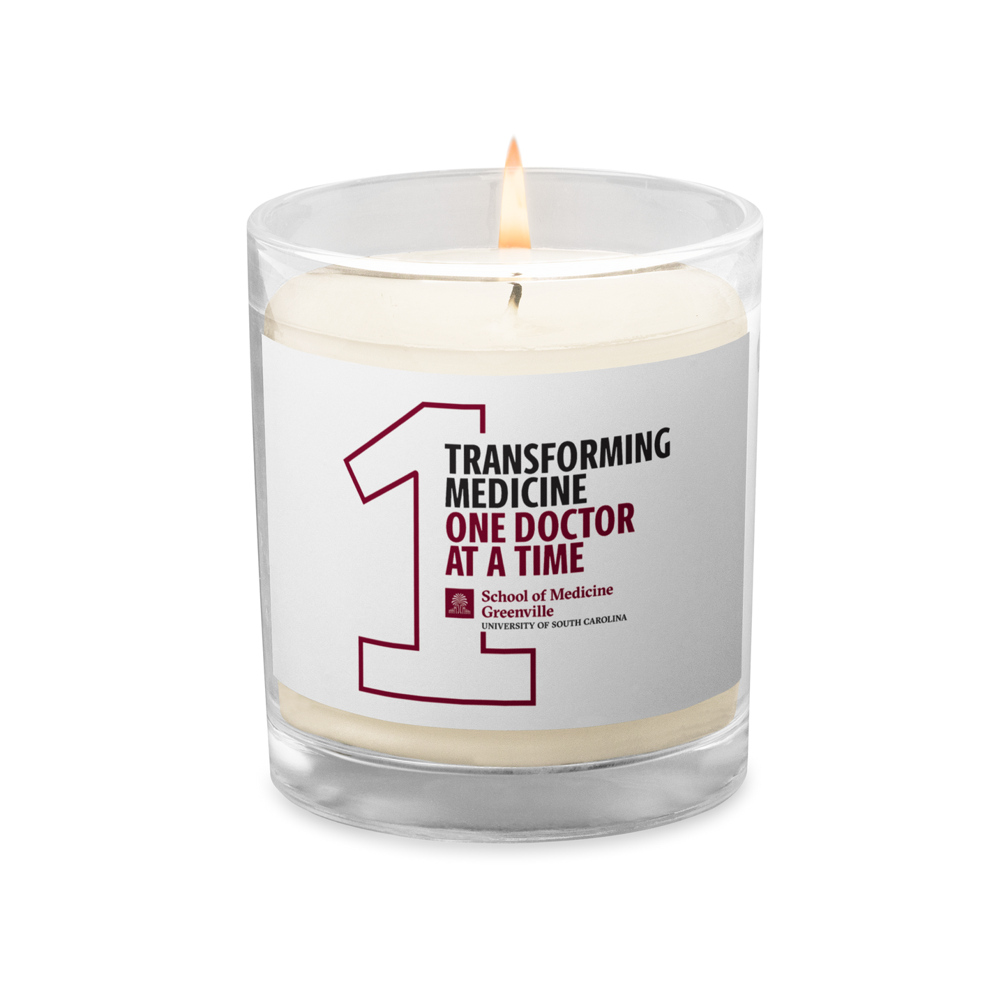 ONE Glass jar soy wax candle