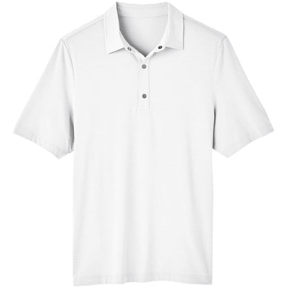 North End Men's JAQ Snap-Up Stretch Performance Polo