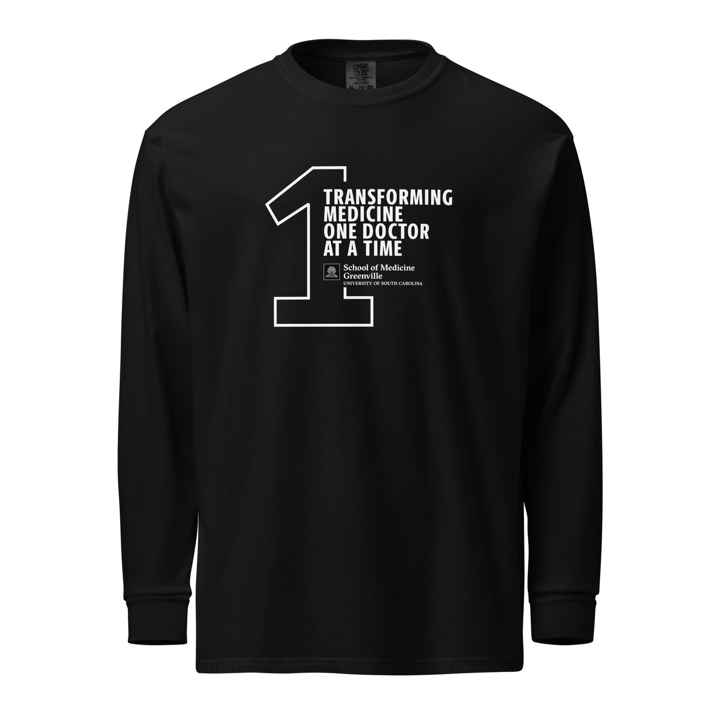 ONE Garment-dyed heavyweight long-sleeve shirt