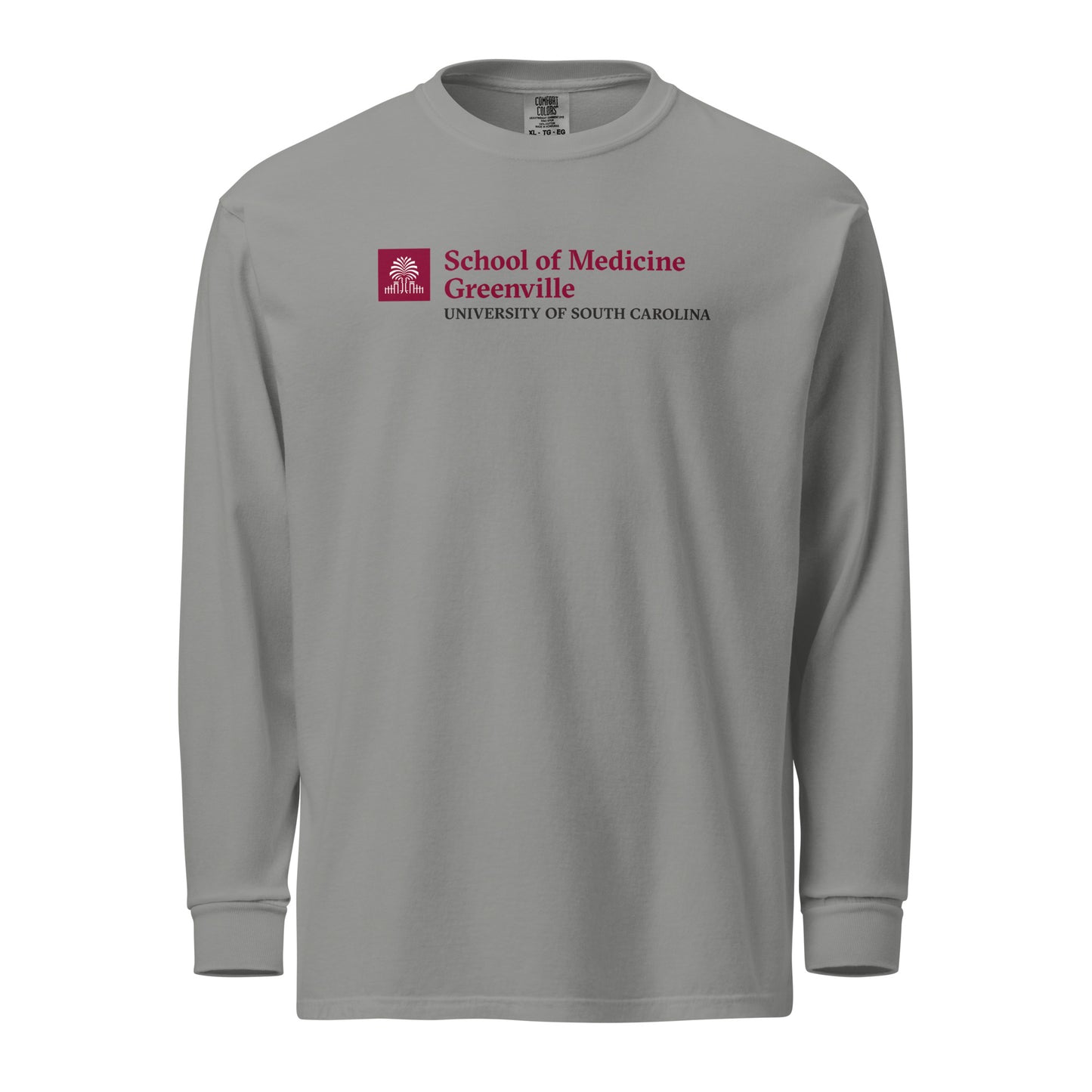 Garment-dyed heavyweight long-sleeve shirt