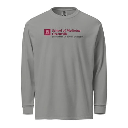Garment-dyed heavyweight long-sleeve shirt