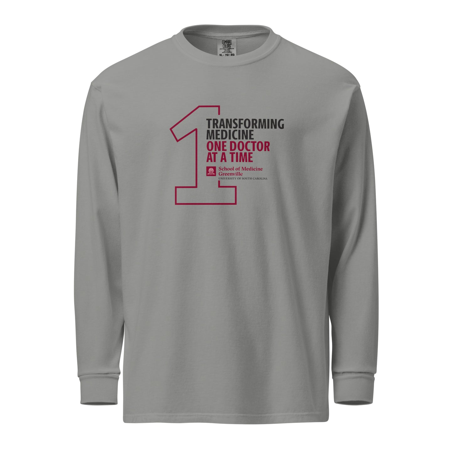 ONE Garment-dyed heavyweight long-sleeve shirt