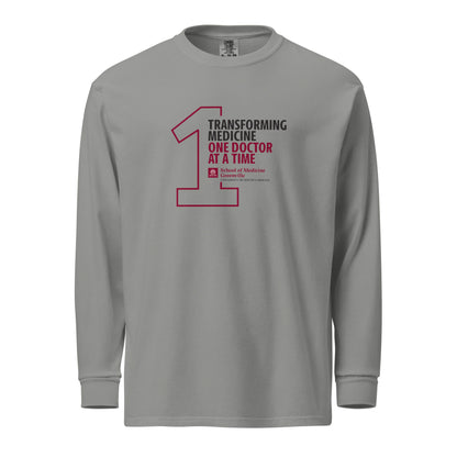 ONE Garment-dyed heavyweight long-sleeve shirt