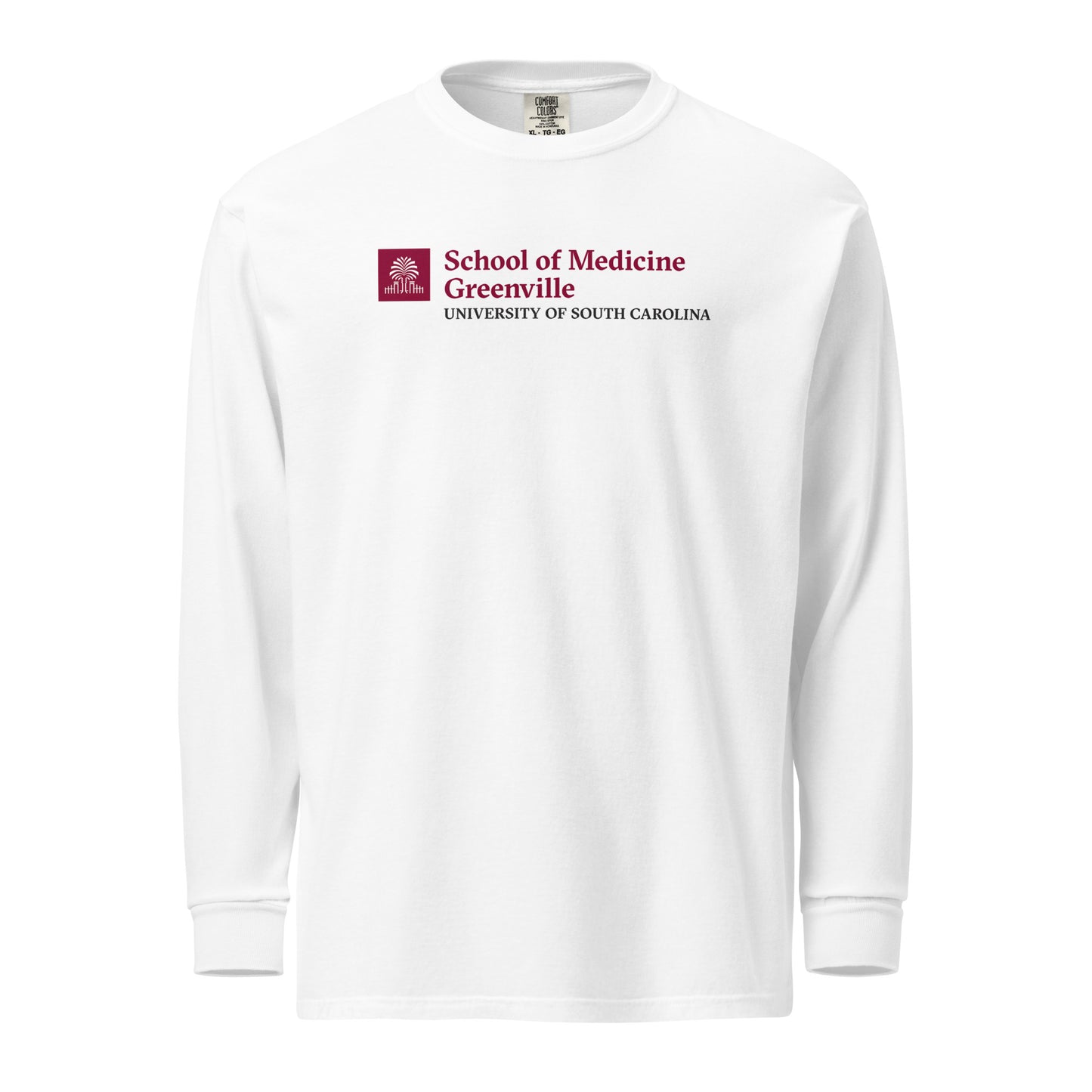 Garment-dyed heavyweight long-sleeve shirt