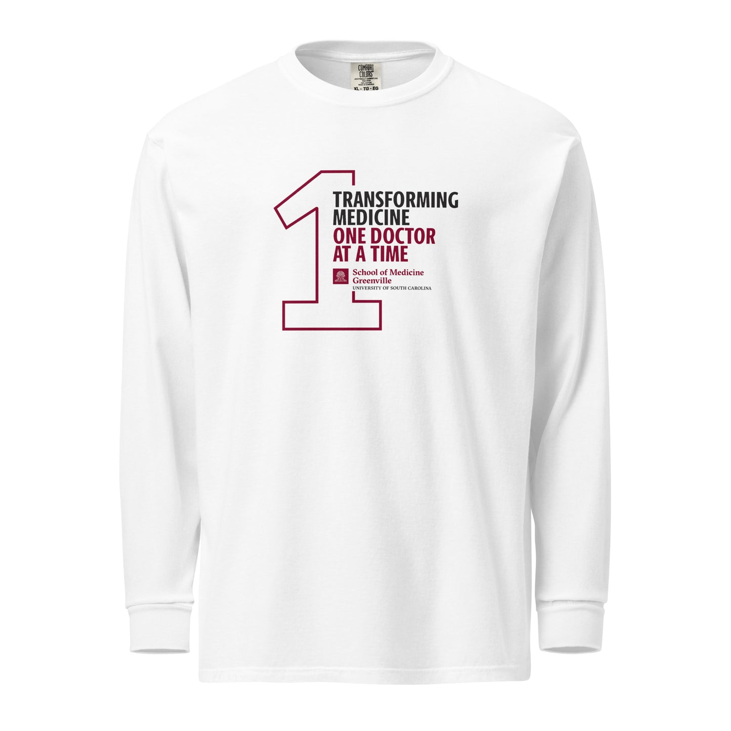 ONE Garment-dyed heavyweight long-sleeve shirt